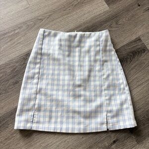 Brandy Melville plaid mini skirt